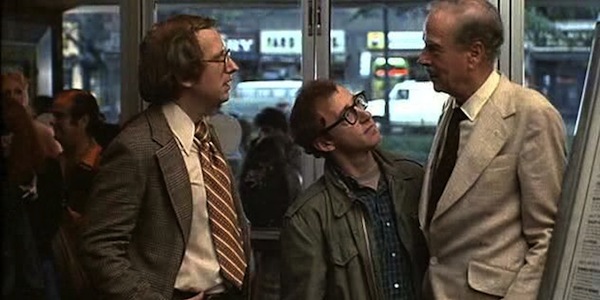 Woody Allen and Marshall McLuhan in ANNIE HALL