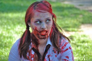 zombie 300x199 zombie girl